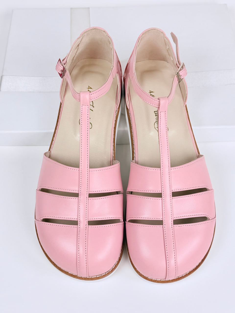 Barefoot Harmony Pink Leather with Eva Sole