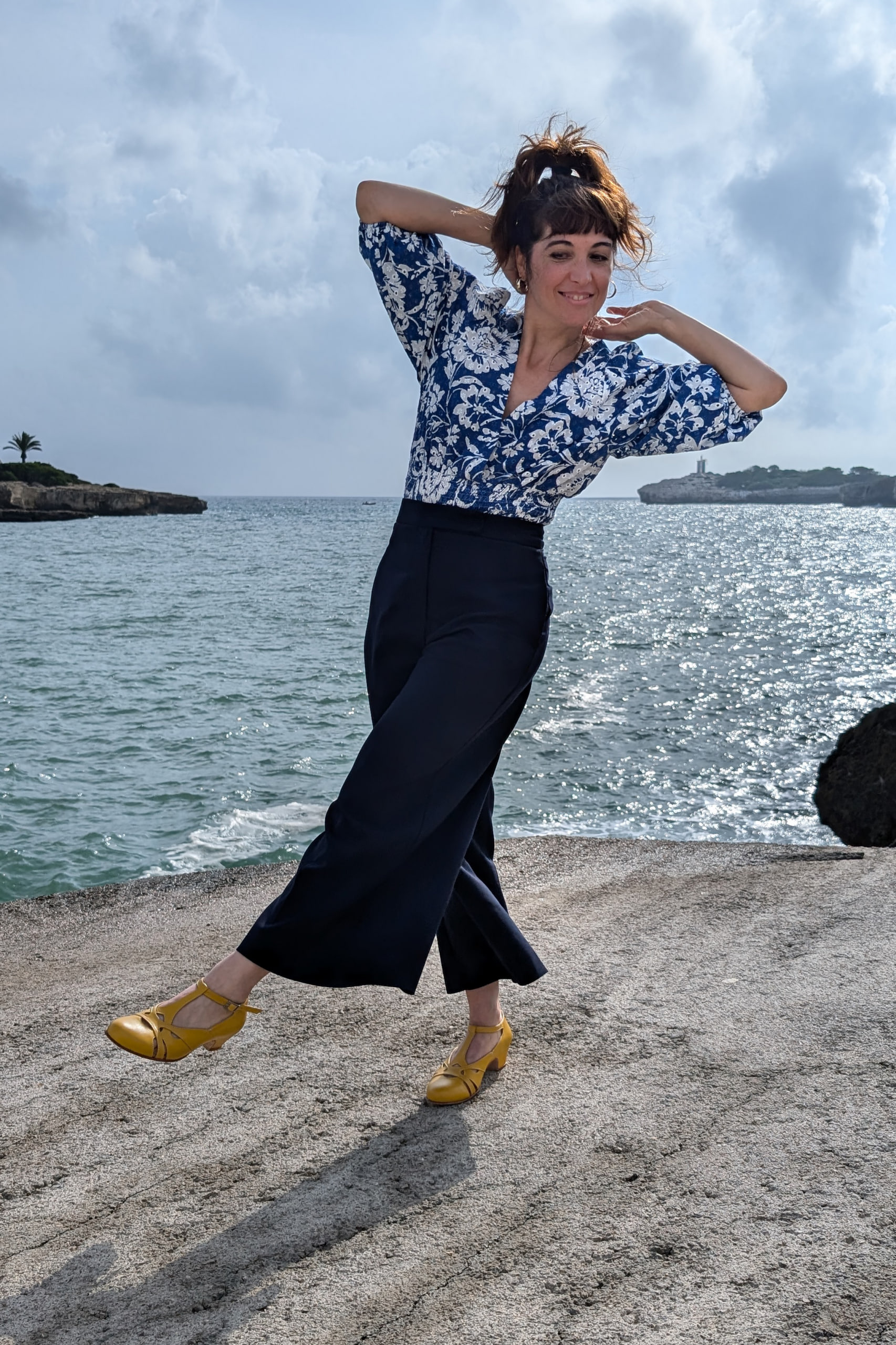 Spring Yellow Leather 4 cm heel