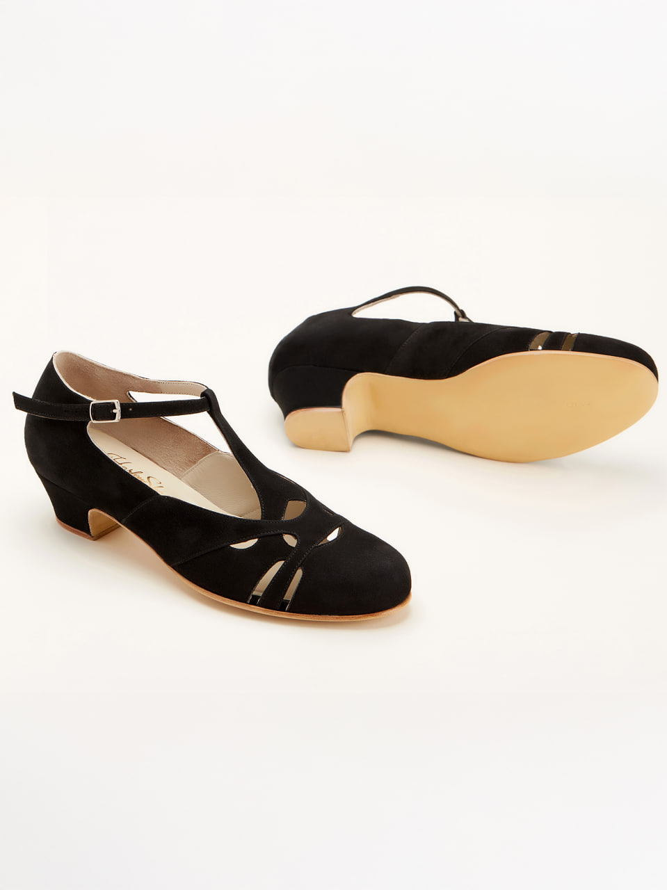 Spring Black Suede 4 cm heel