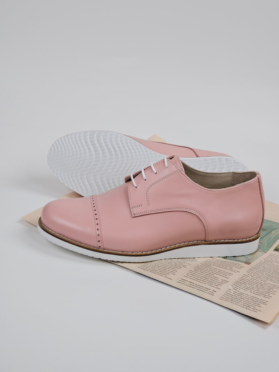 California Pink Leather with Eva Sole