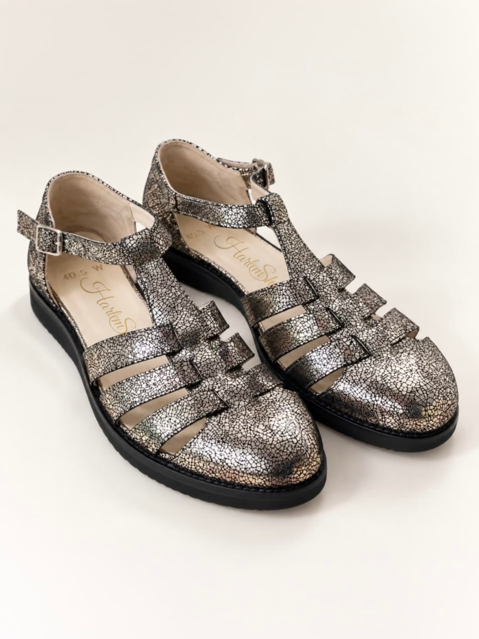 Sandals Grey Stone Suede with Eva Sole