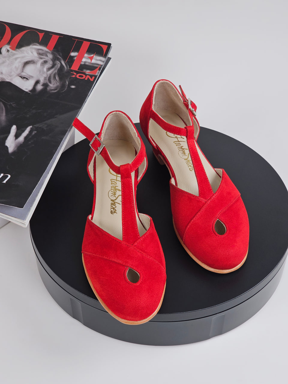 Muse Red Suede 4 cm Heel