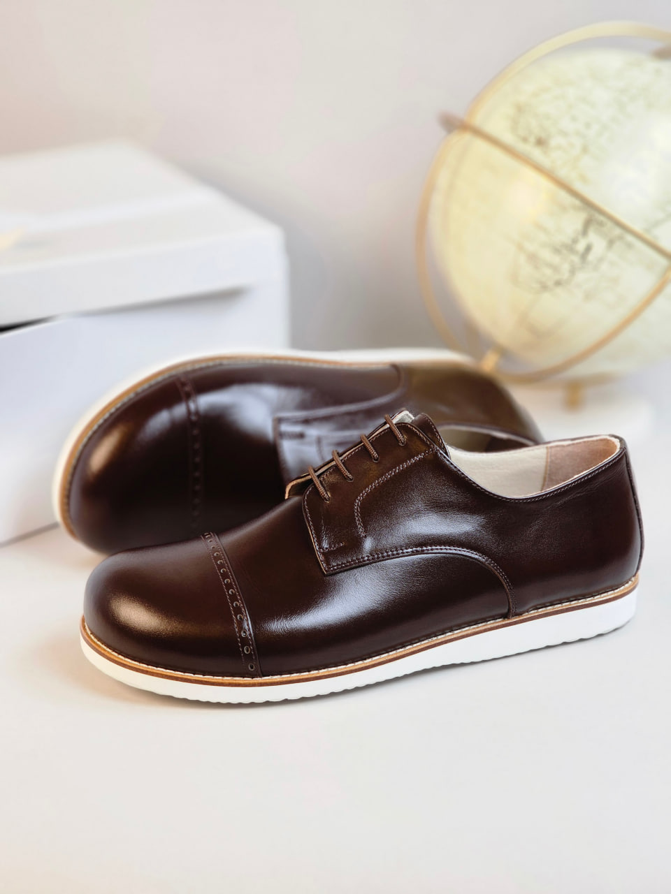 Barefoot California Dark Chocolate Leather with Eva sole