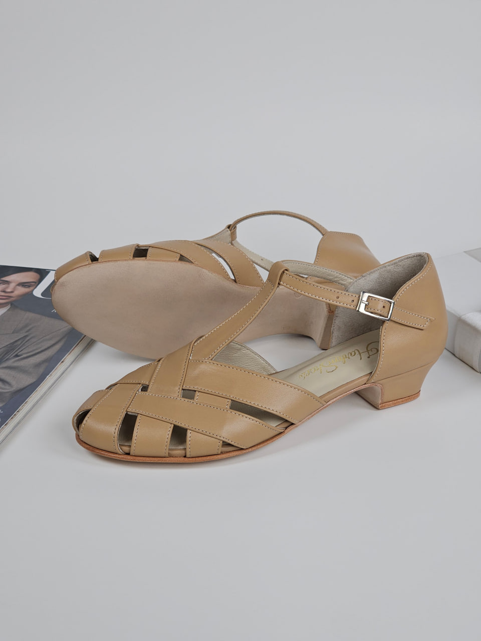 Summer Tan Leather 3 cm heel
