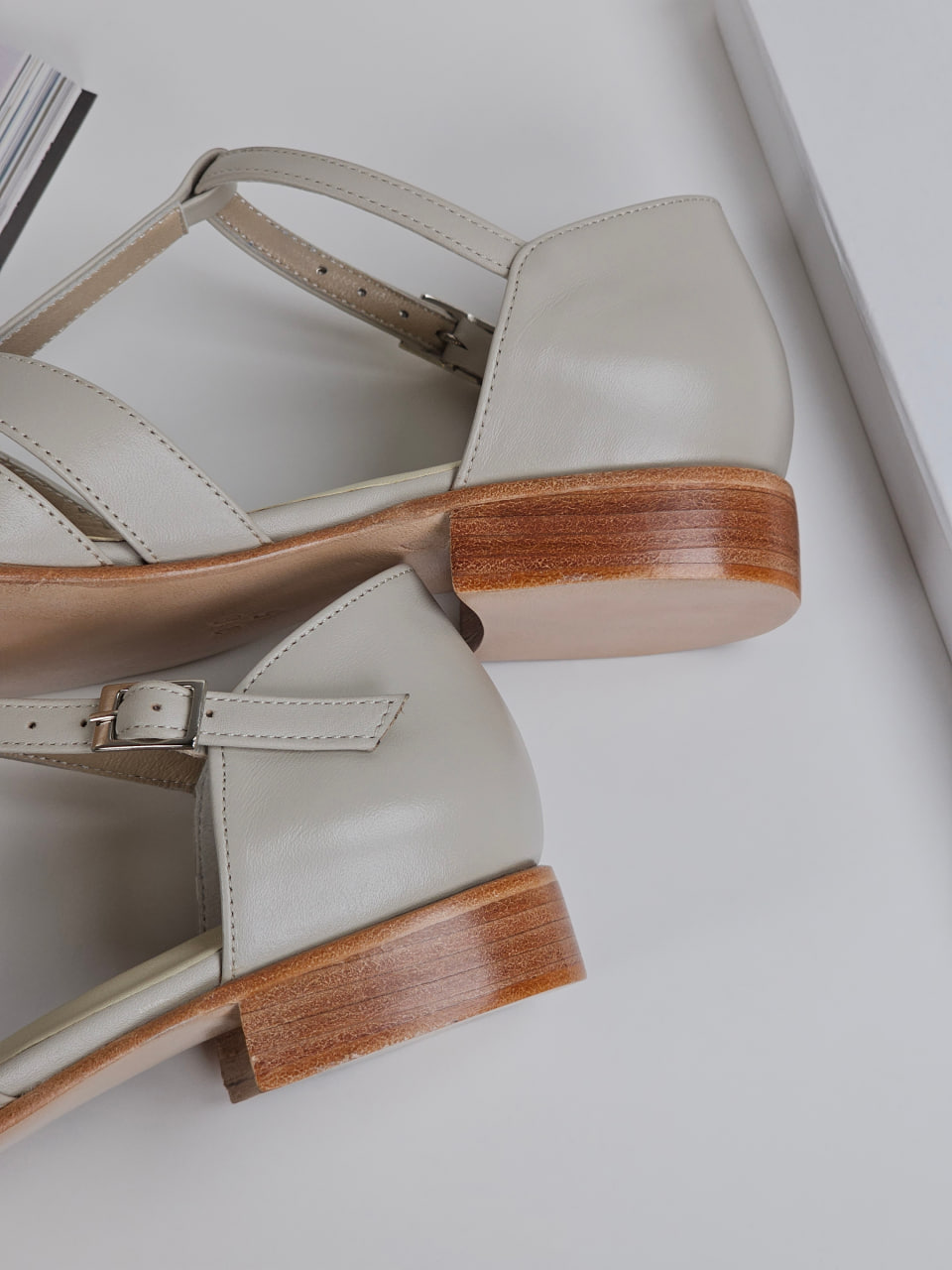 Summer Beige Leather 1.5 cm heel