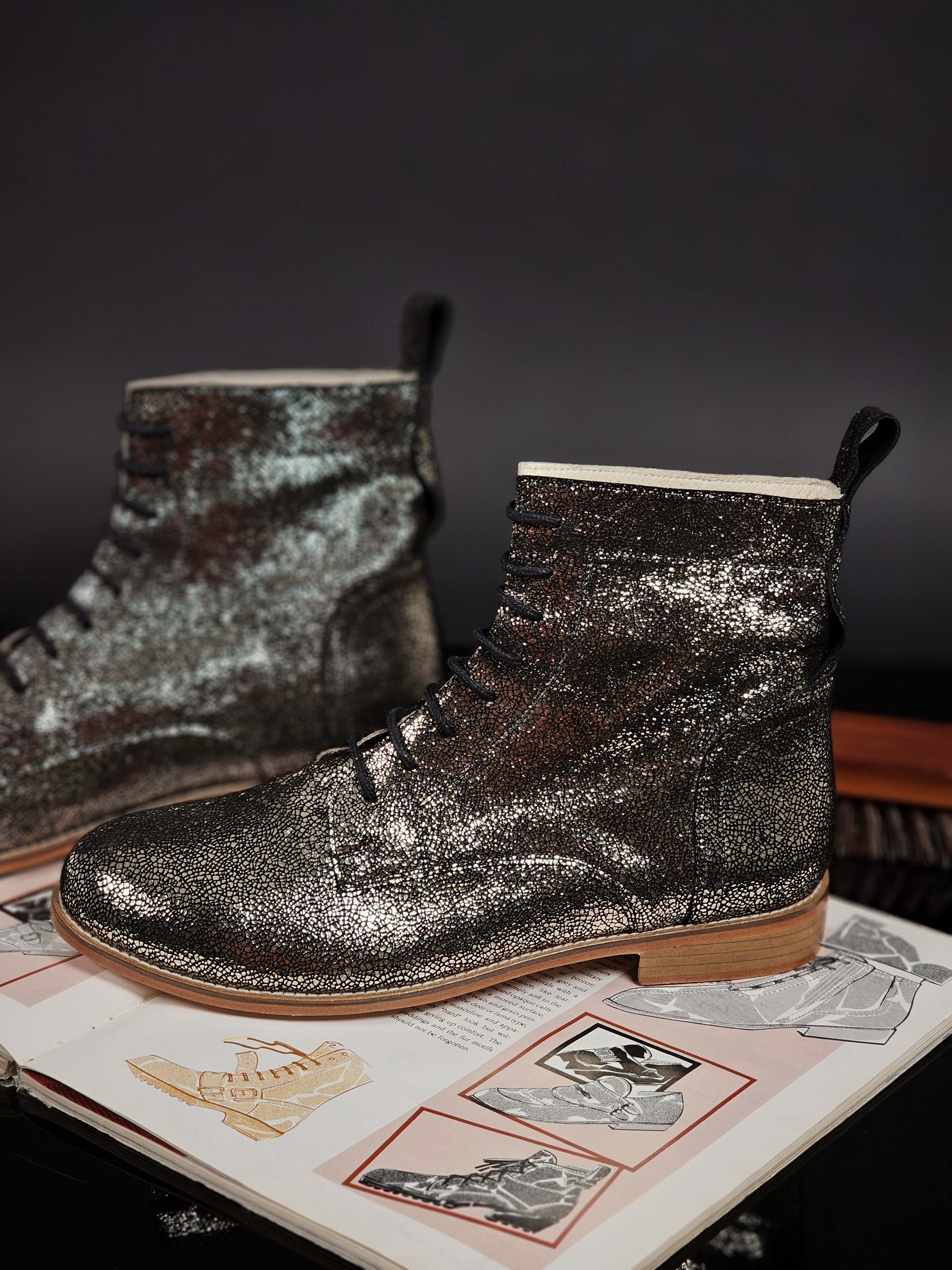 Harlem Boots Grey Stone Suede 2 cm heel
