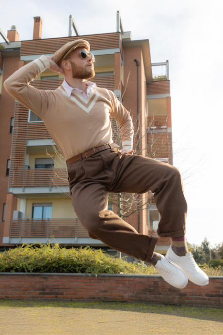 New York White Leather with Eva Sole