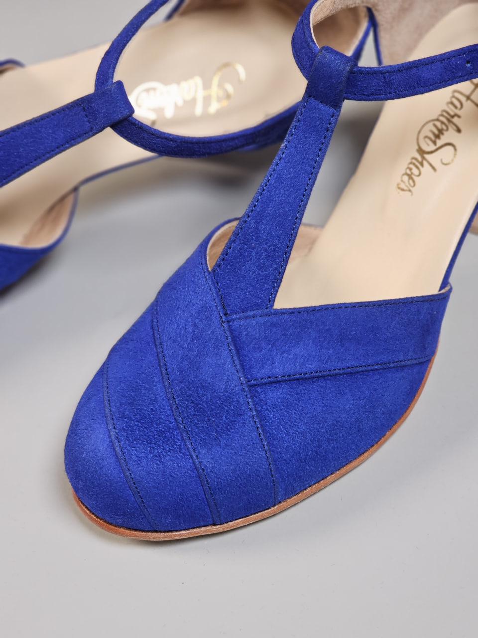 Sugar Blue Suede 6 cm heel
