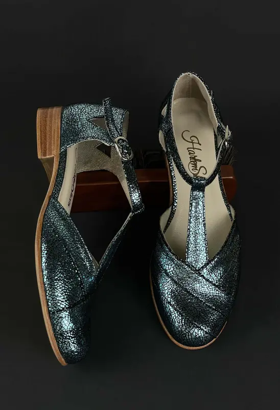 Blue Stone Suede 2 cm heel