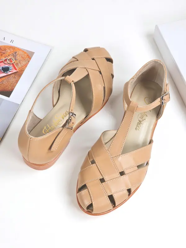 Summer Tan Leather 1.5 cm heel