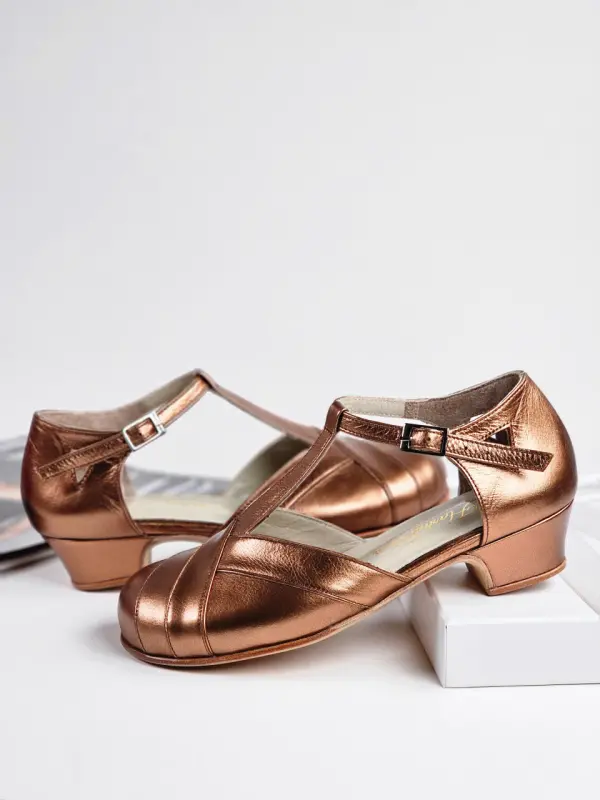 Barefoot Sugar Bronze 4 cm heel