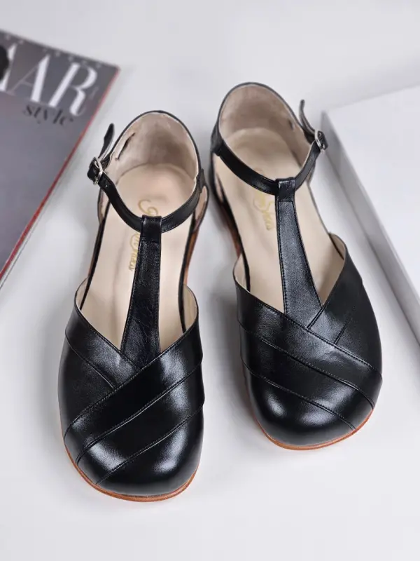 Barefoot Sugar Black Leather Zero Drop
