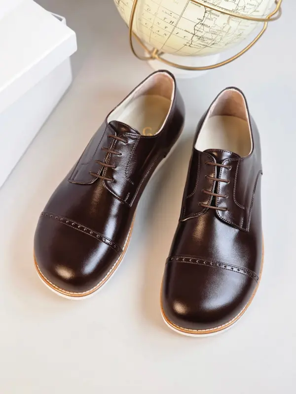 Barefoot California Dark Chocolate Leather with Eva sole