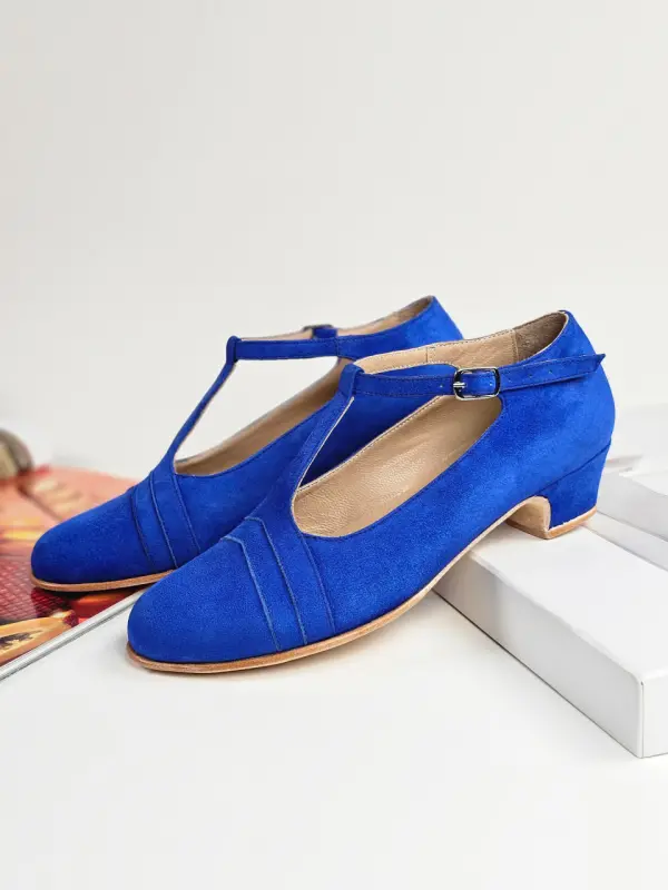 Barbie Blue Suede 4 cm heel