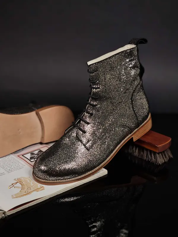 Harlem Boots Grey Stone Suede 2 cm heel