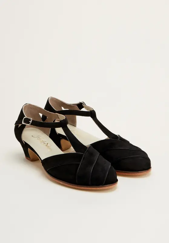 Black Suede 4 cm heel