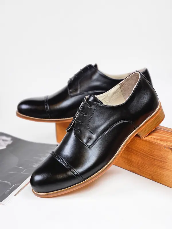 California Black Leather 2 cm heel
