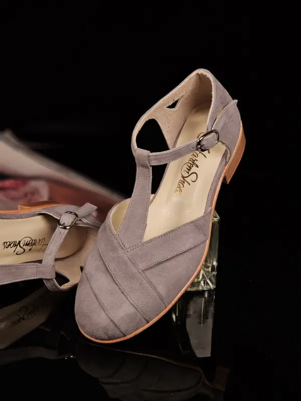 Sugar Grey Suede 2 cm heel