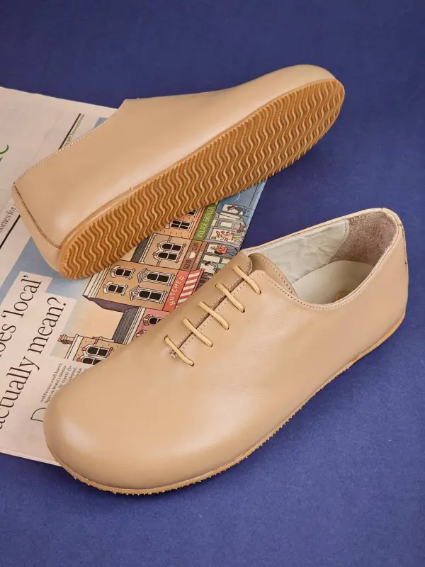 Barefoot Calloway Tan Leather Zero Drop