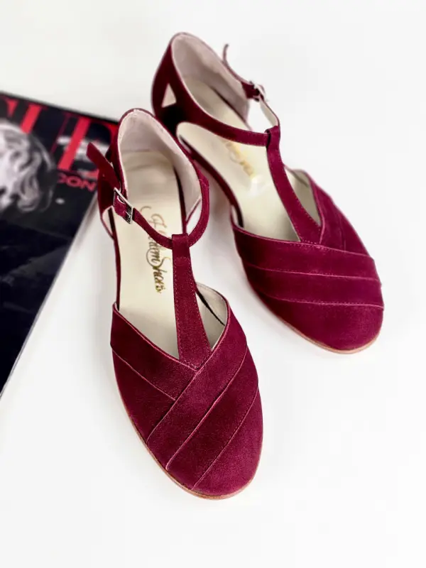 Sugar Bordeaux Suede 3 cm heel