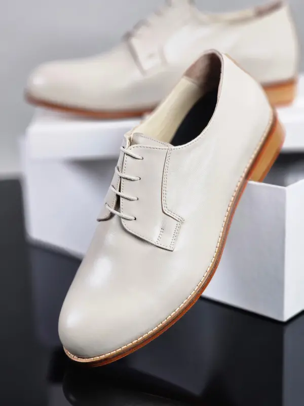 Jazz Slide Beige Leather 2 cm heel