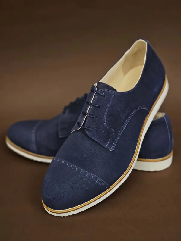 California Dark Blue Suede with Eva Sole