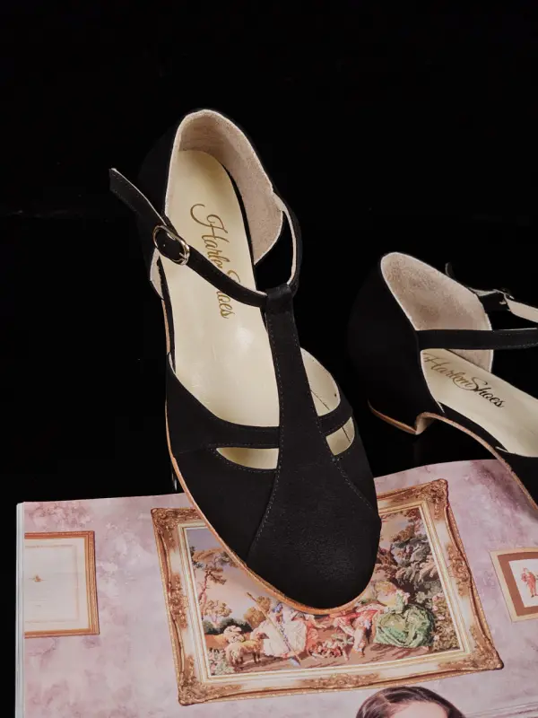 Isabel Black Suede 3 cm heel