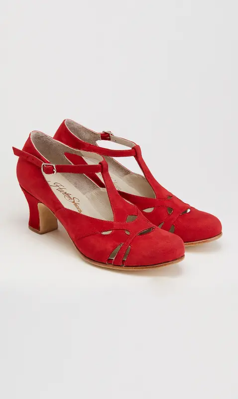 Red Suede 6 cm heel