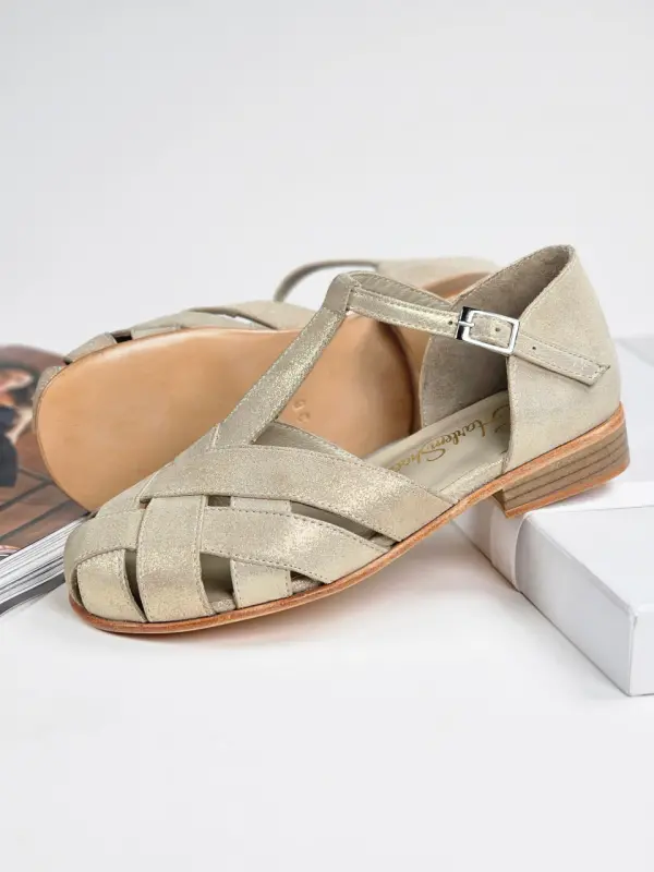 Golden Suede 2 cm heel