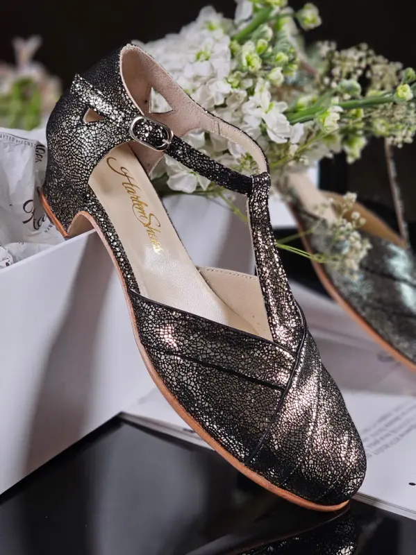 Grey Stone Suede 4 cm heel