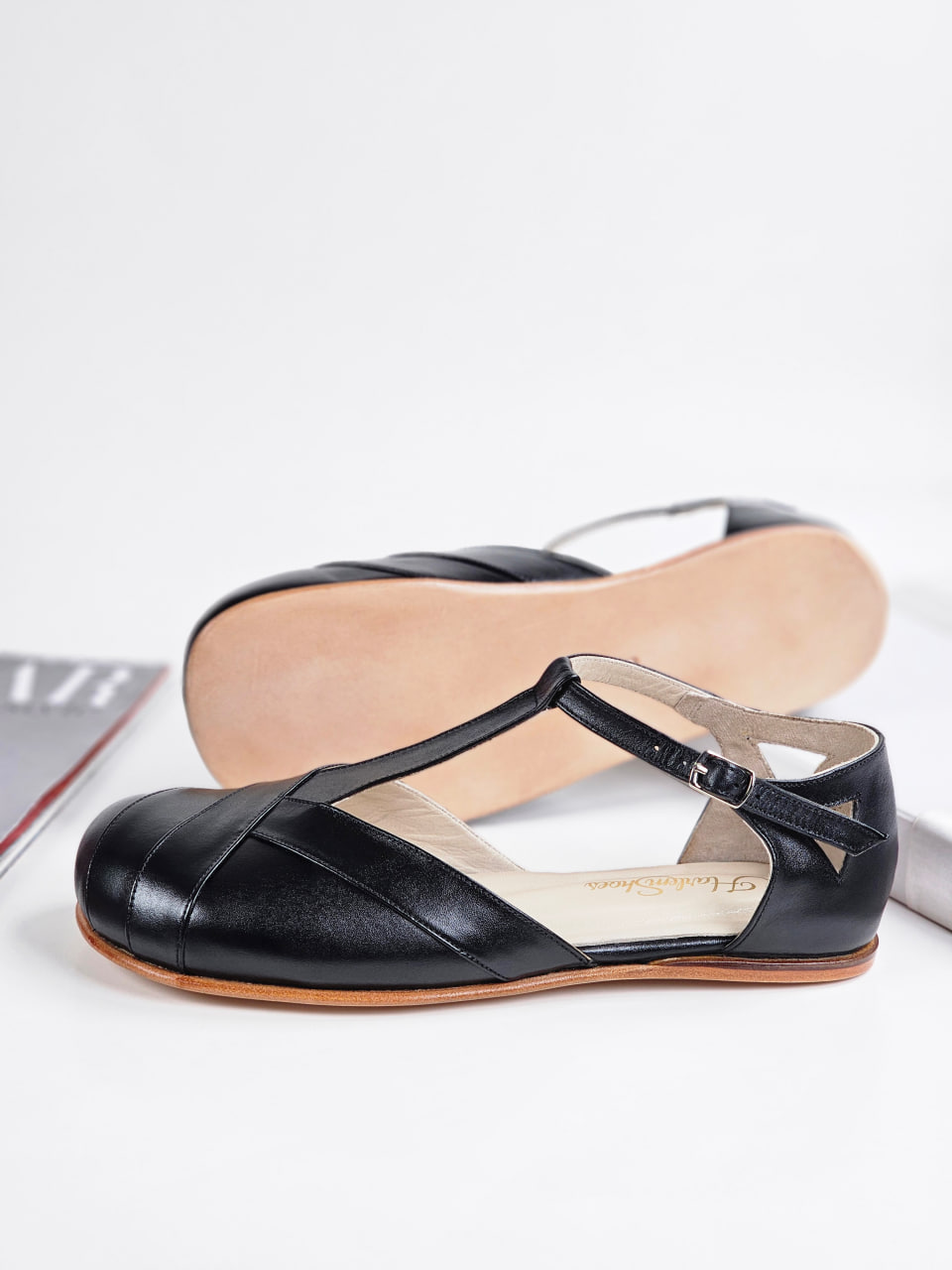 Barefoot Sugar Black Leather Zero Drop