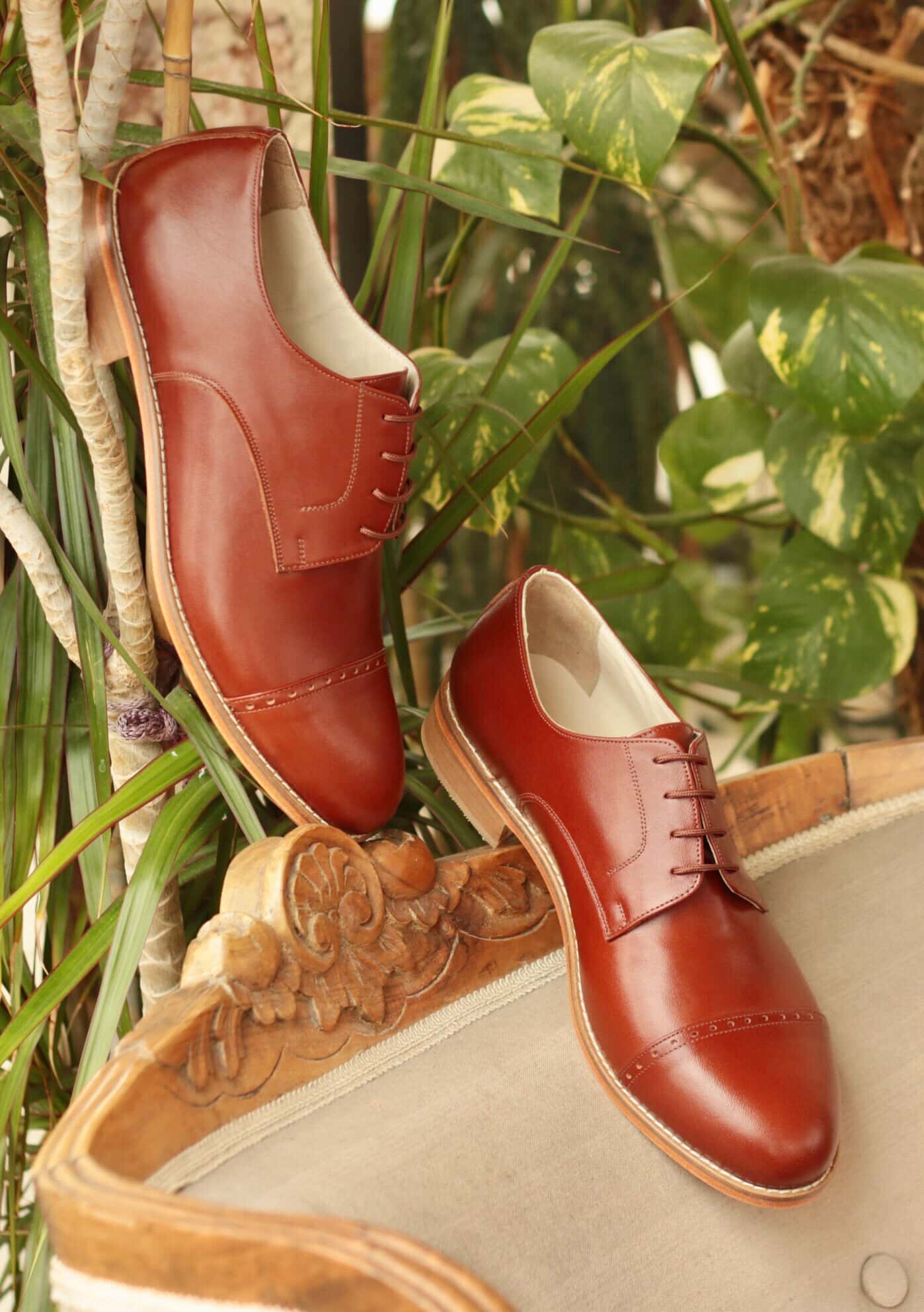California Brown Leather 2 cm heel