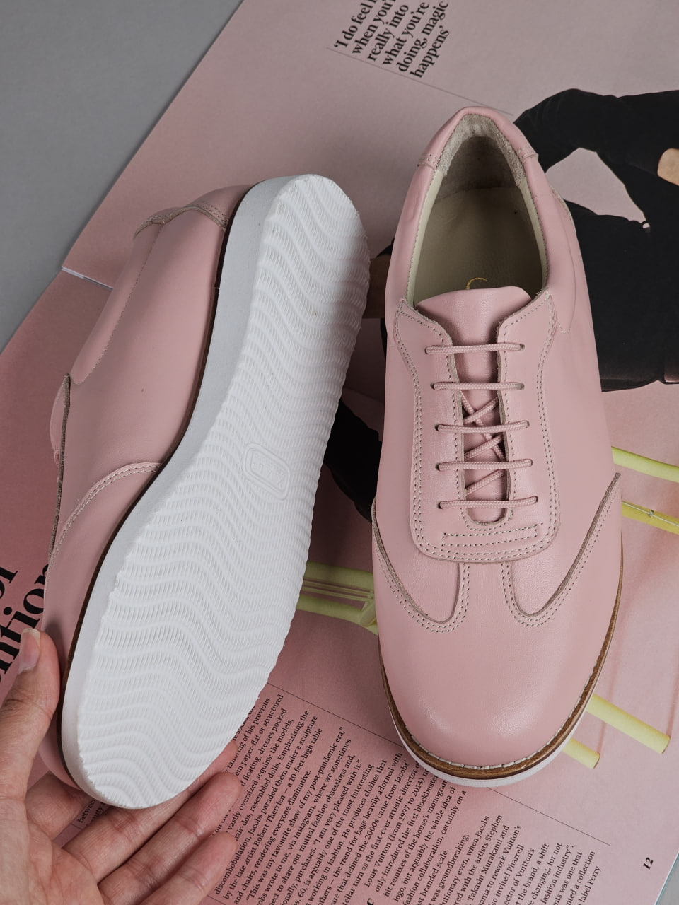 New York Pink Leather