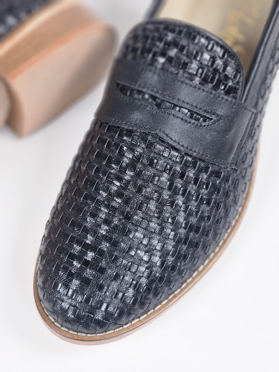Loafers Basket Print Leather 2 cm heel