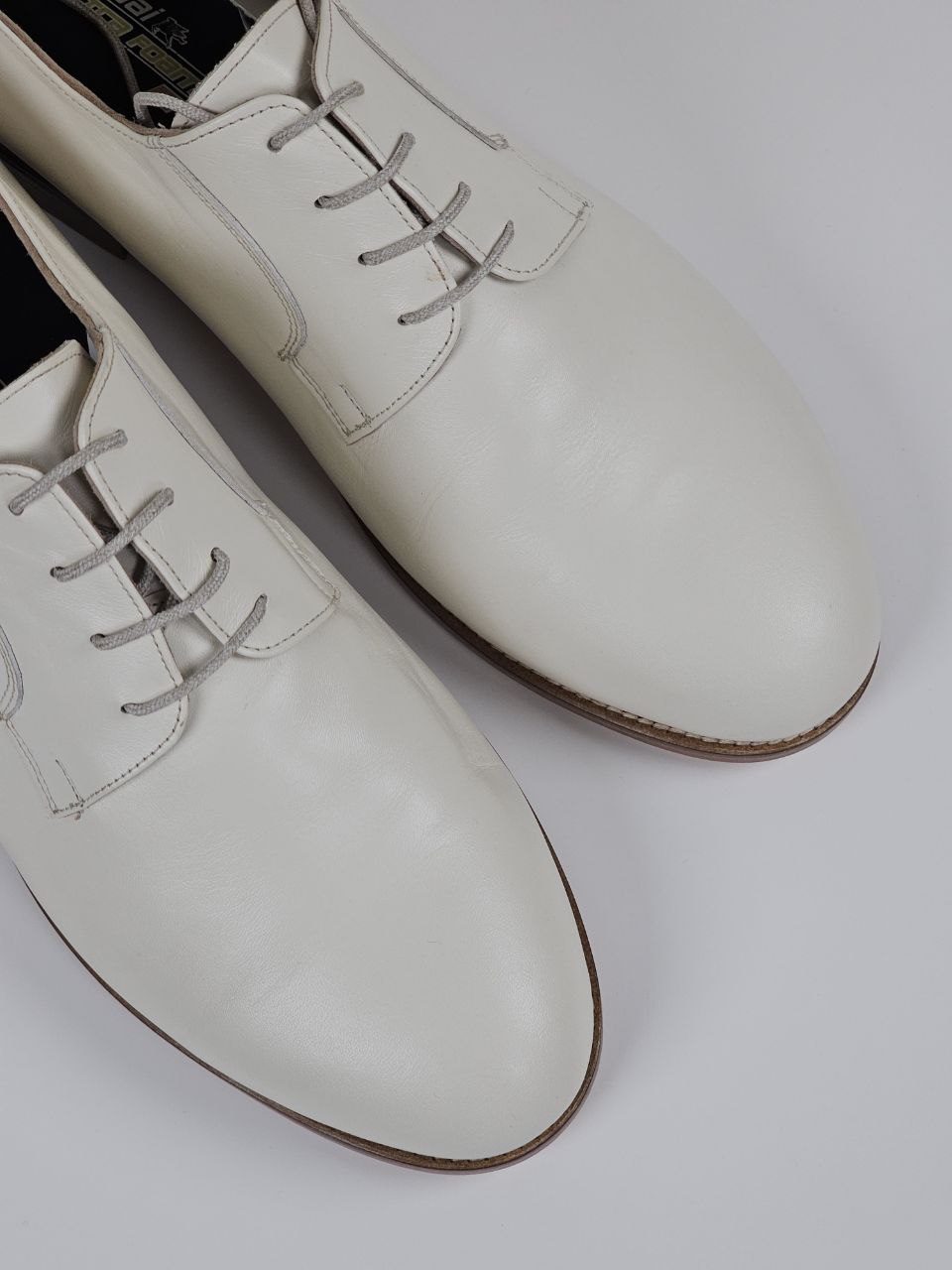 Jazz Slide Broken White Leather 2 cm heel