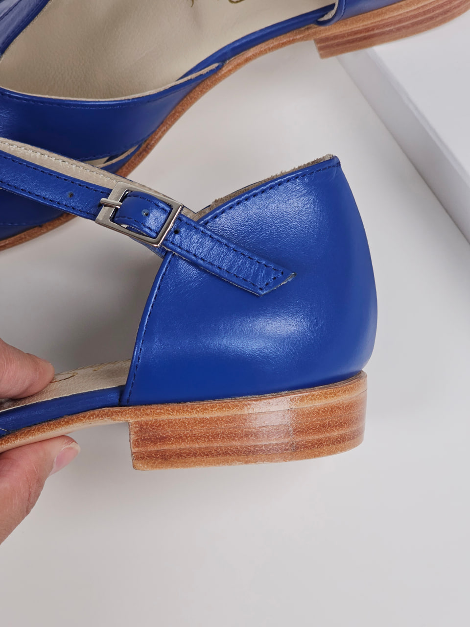 Summer Blue Leather 1.5 cm heel