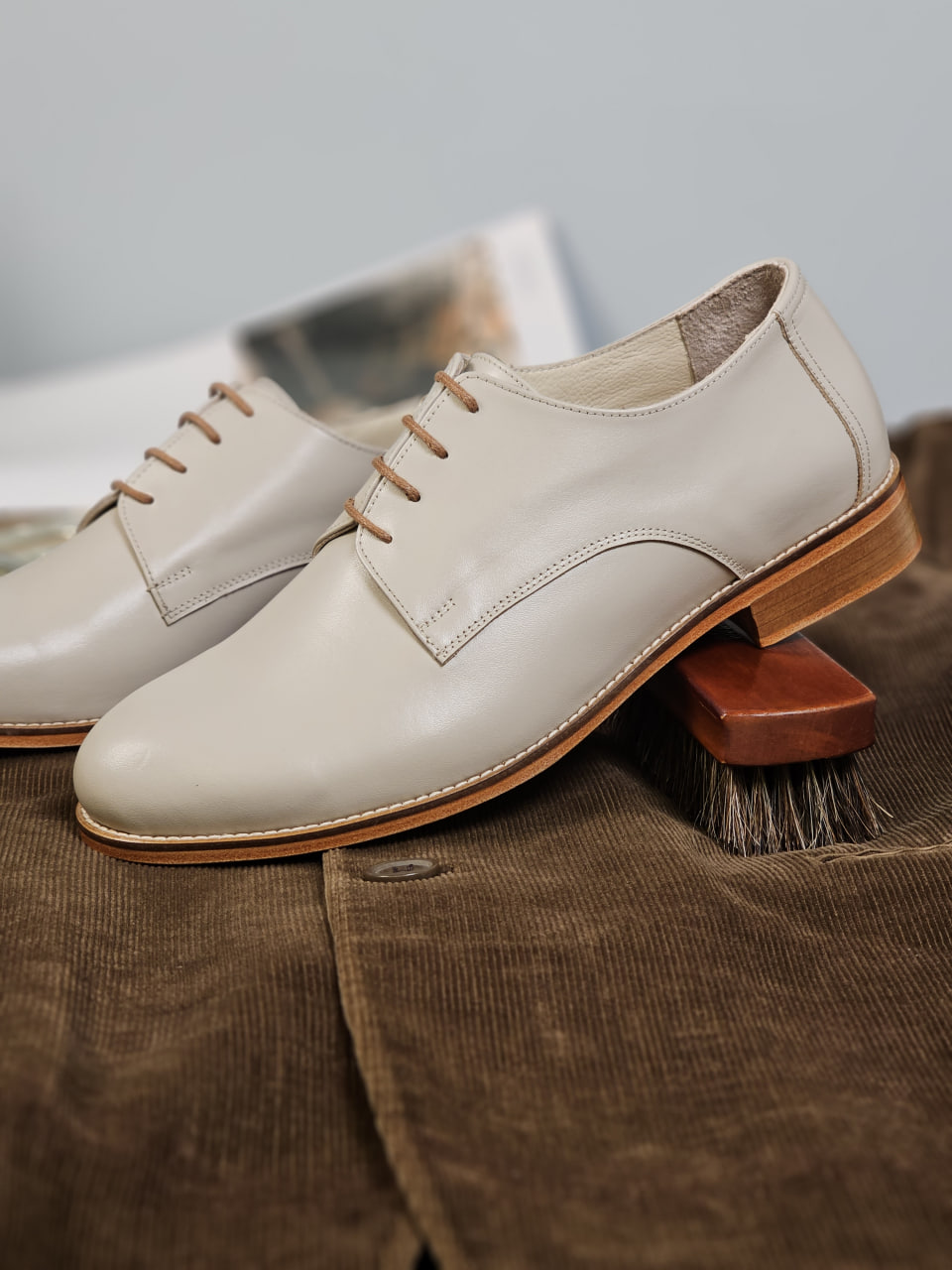 Frankie Classy Beige Leather 2 cm heel