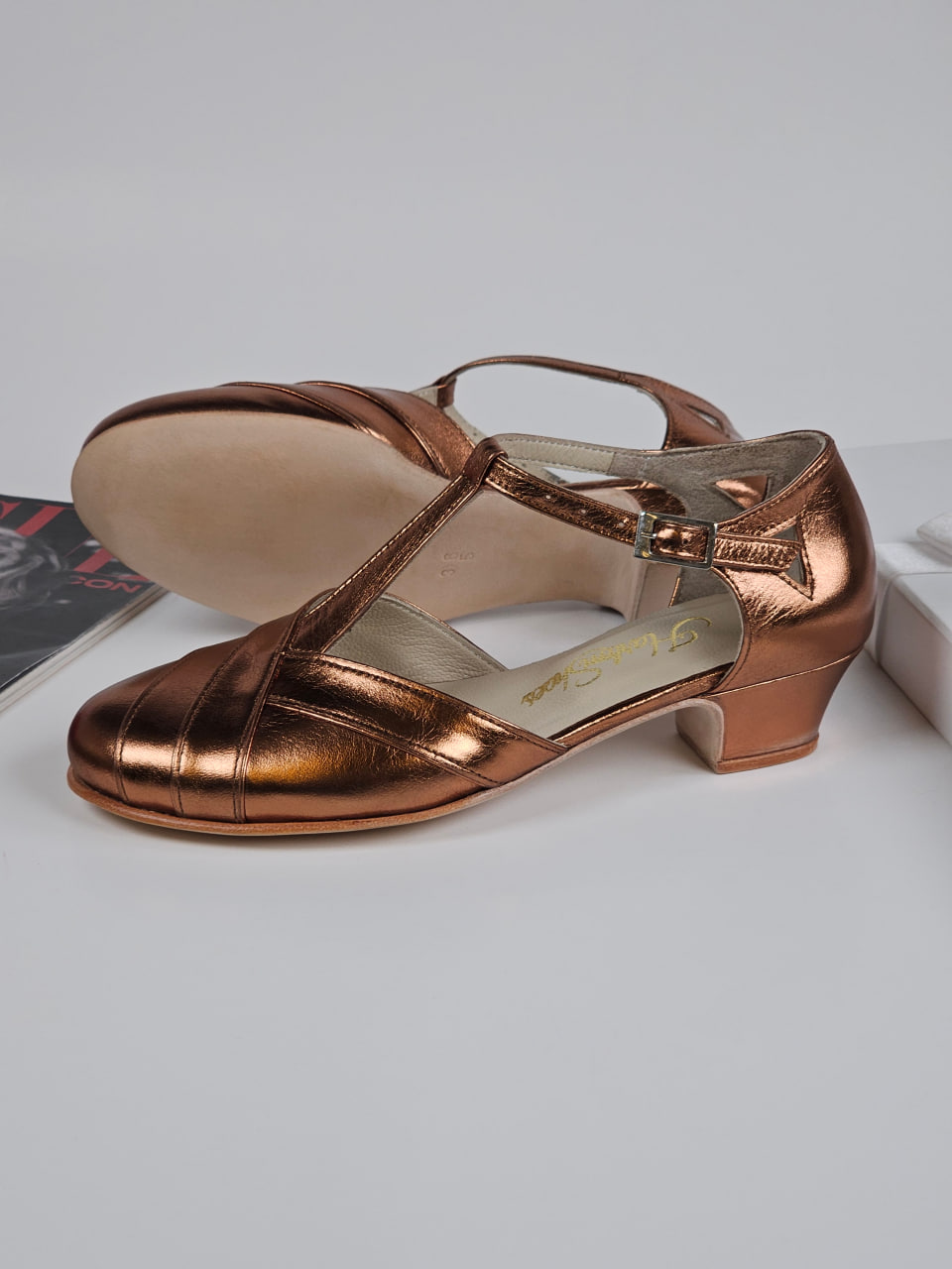 Sugar Bronze Leather 4 cm heel