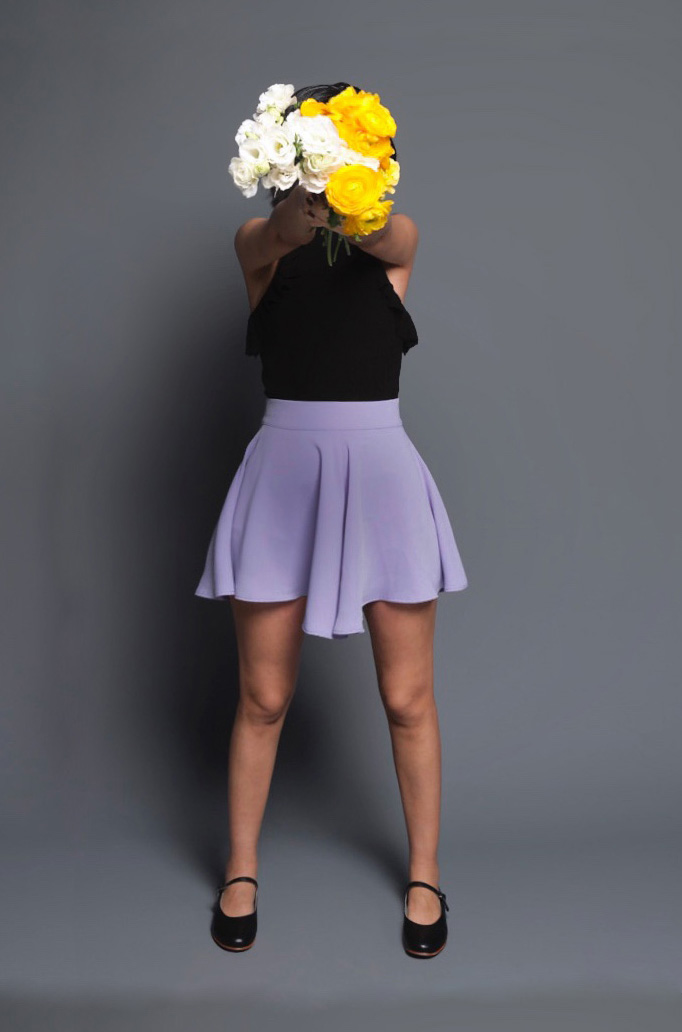 Butterfly Shorts Lilac