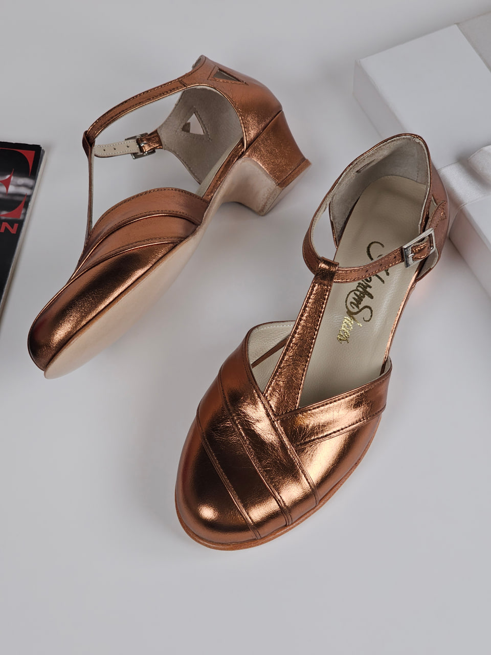Sugar Bronze Leather 4 cm heel