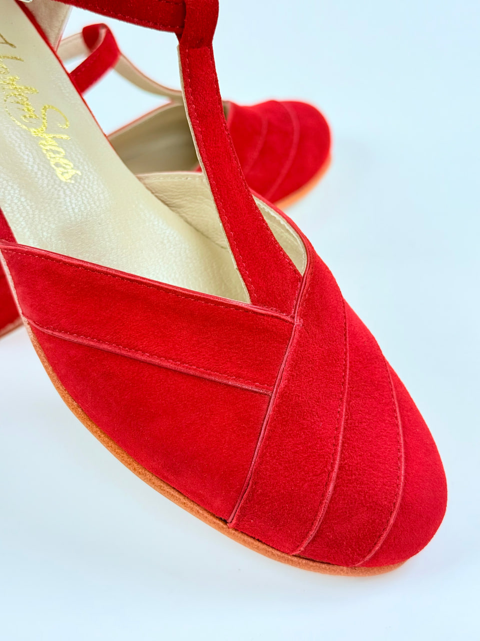 Sugar Red Suede 4 cm Heel