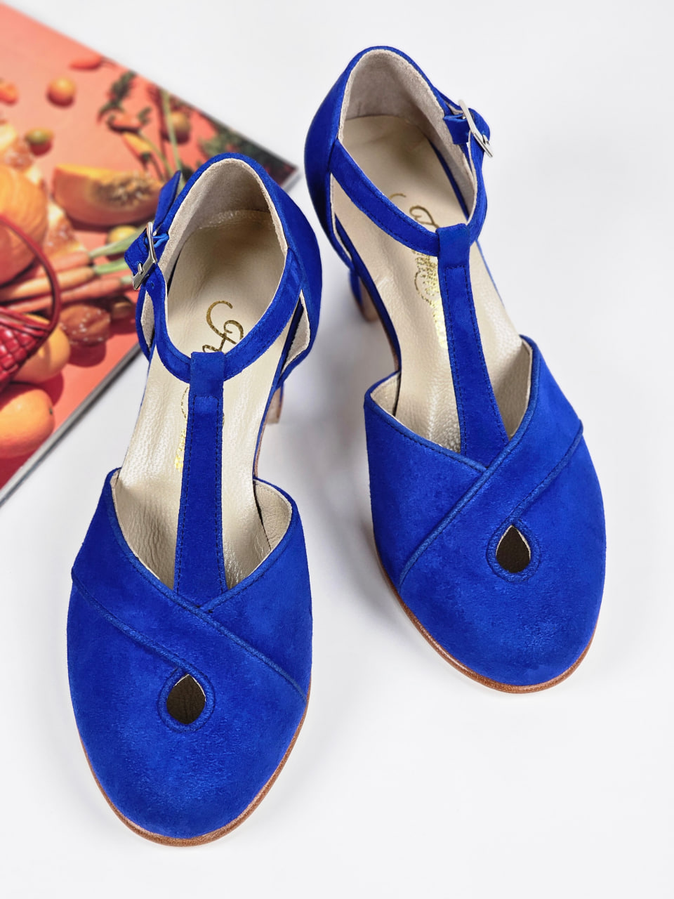 Muse Blue Suede 6 cm heel