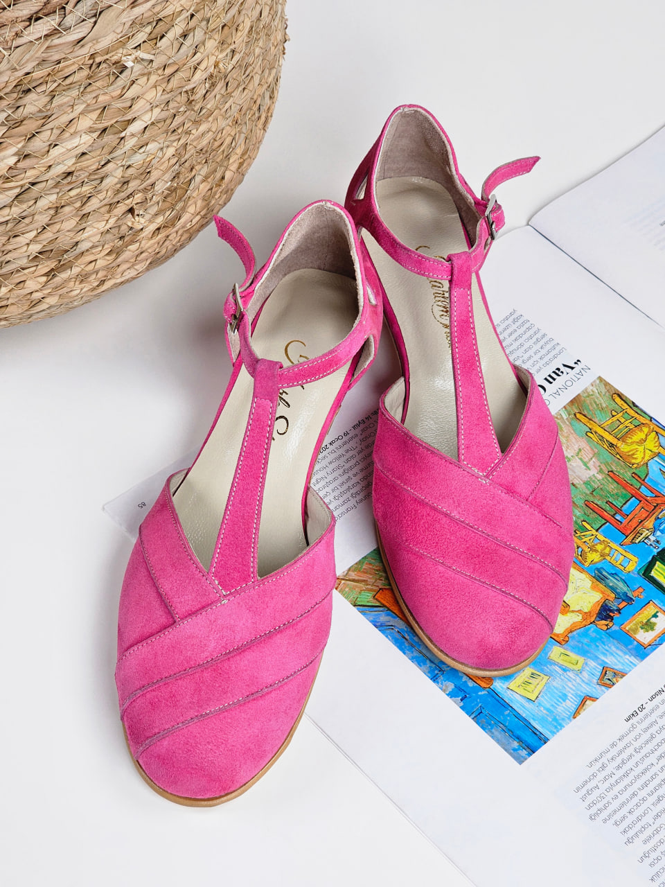 Sugar Pink Suede 4 cm heel
