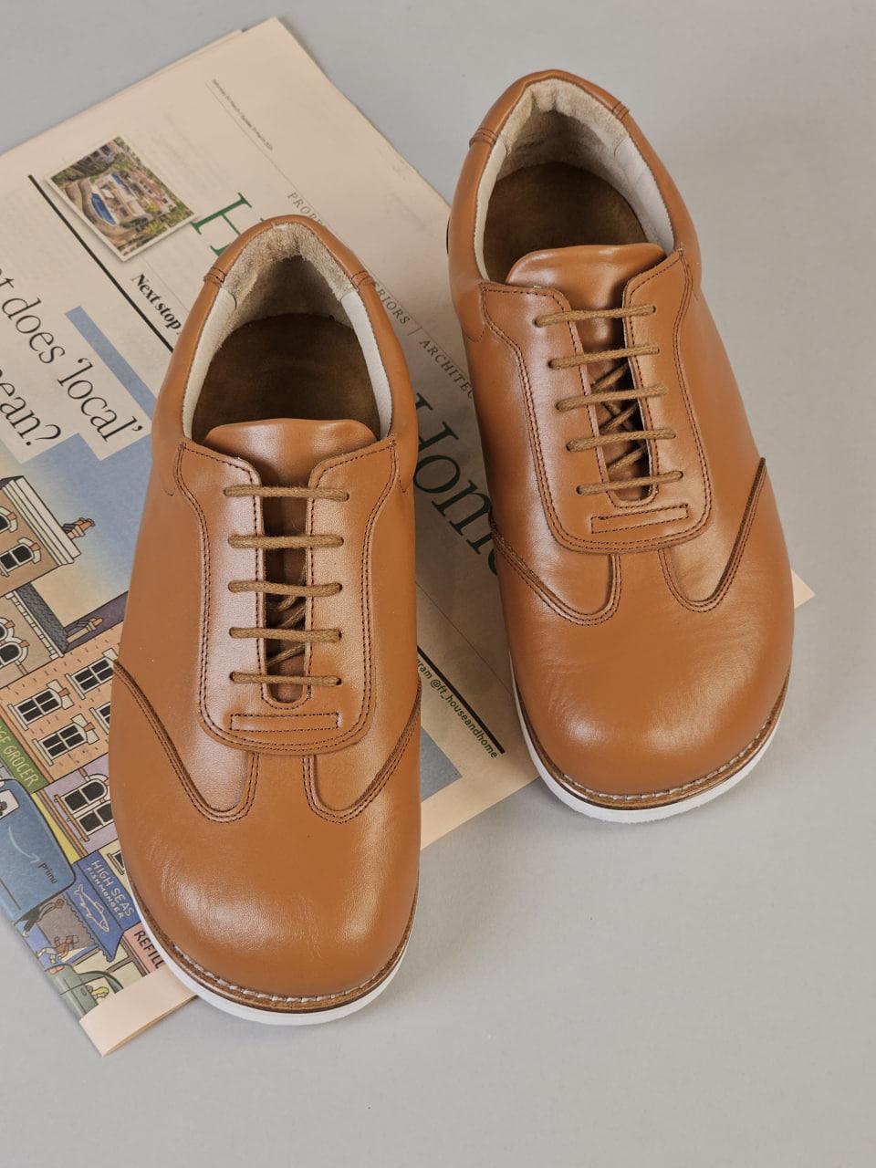 Barefoot New York Light Brown Leather