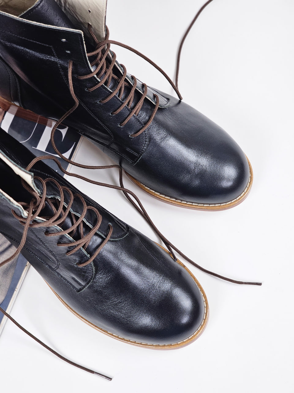 Harlem Boots Black Leather 2 cm heel