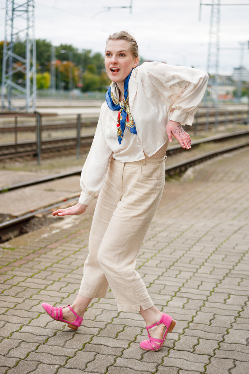 Sandals Pink Suede 2 cm heel