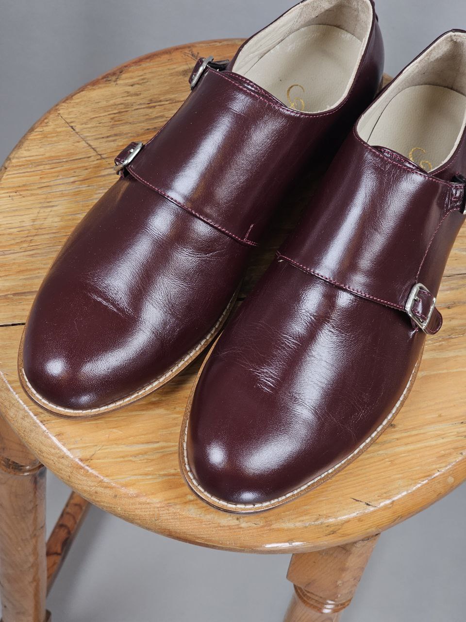 Monk Bordeaux Leather 2 cm heel