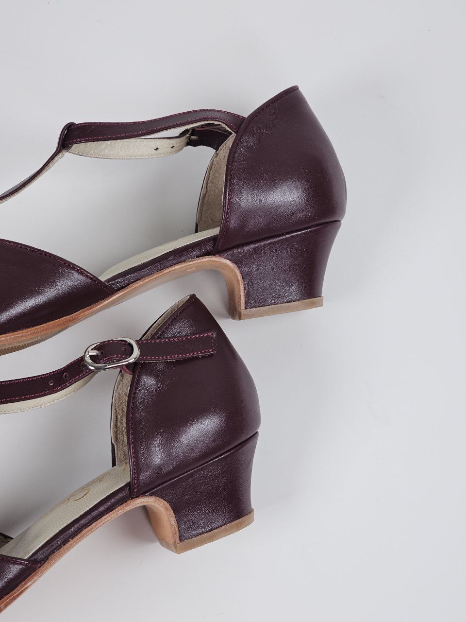 Muse Bordeaux Leather 4 cm heel