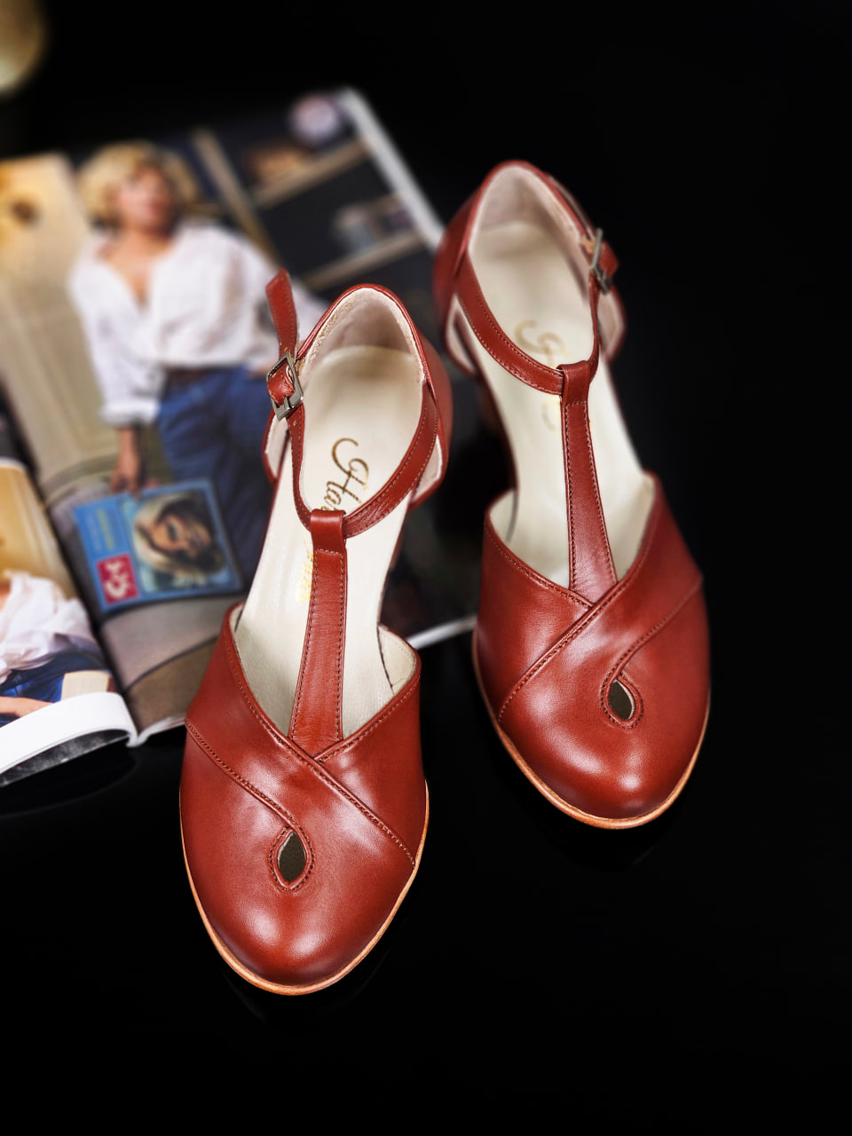 Muse Brown Leather 6 cm heel