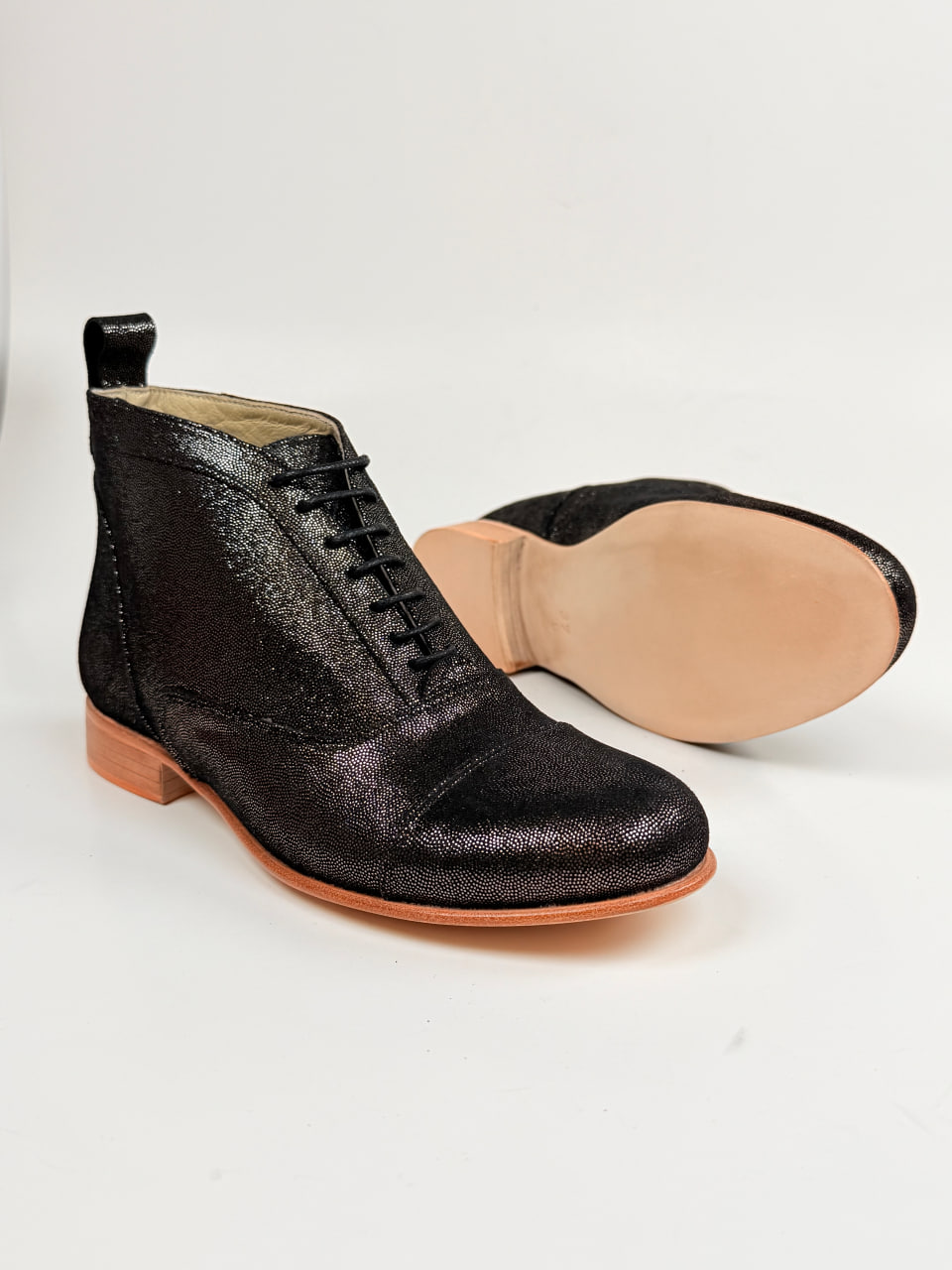 Smooth Boots Grey Stone Suede 2 cm heel